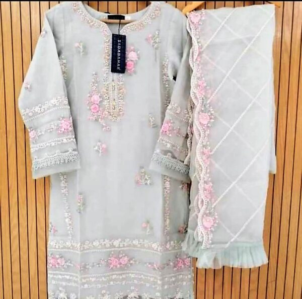 Fancy Embroidered 3Pc -Sada Bahar