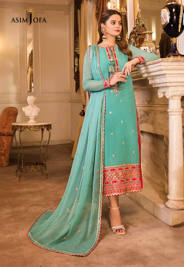 Maahru & Noorie Embroidered Eid Collection - Asim Jofa - Image 2