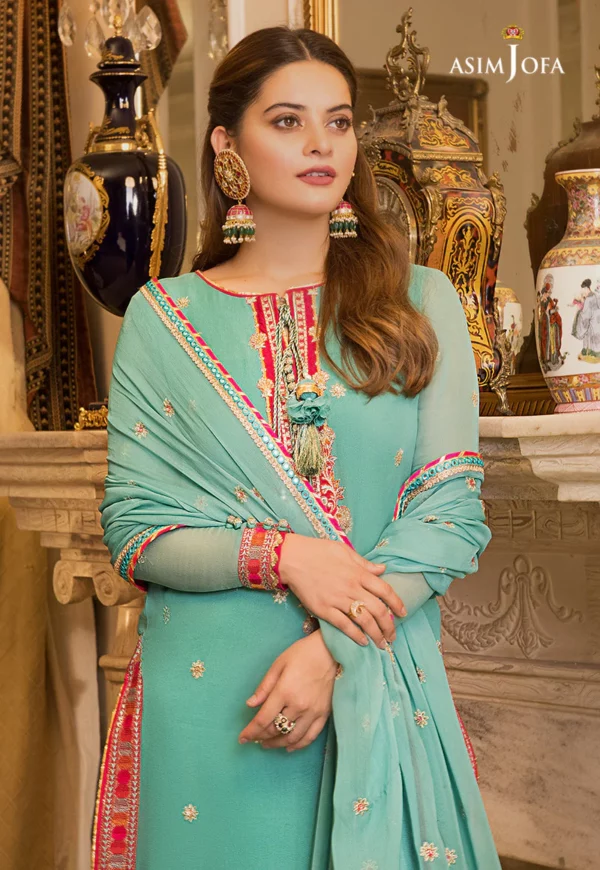 Maahru & Noorie Embroidered Eid Collection - Asim Jofa - Image 4